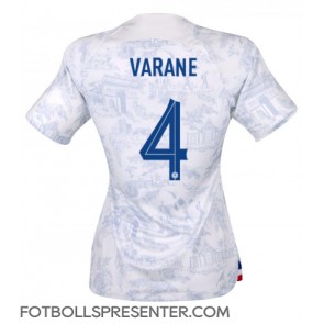Frankrike Raphael Varane #4 Borta Matchtröja Dam VM 2022 Kortärmad